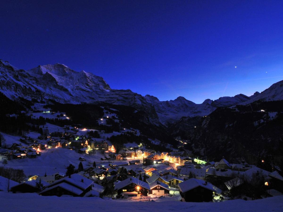 Apartment Panoramapark Soleil Haus D Apt 3 By Interhome Wengen Exteriör bild