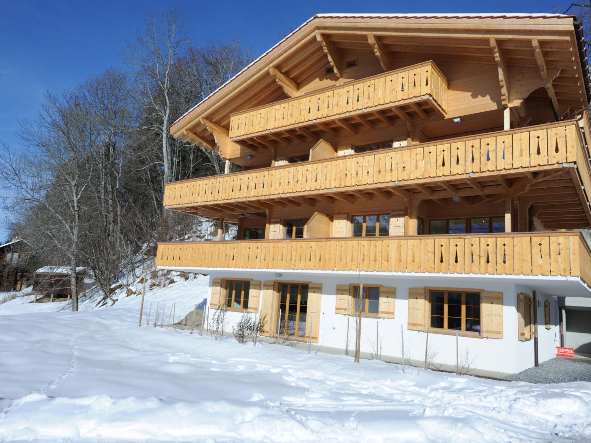 Apartment Panoramapark Soleil Haus D Apt 3 By Interhome Wengen Exteriör bild